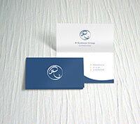 Enviro Uncoated Folded Business Cards - PaperFormsandMore
