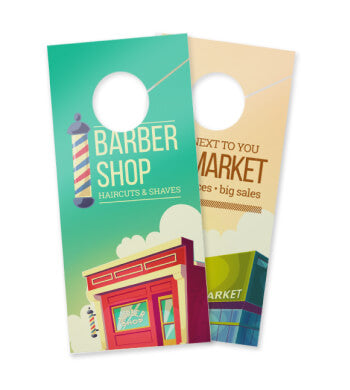 14pt + Matte Finish Door Hangers - PaperFormsandMore