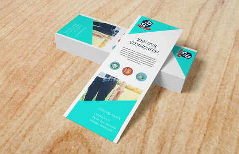 16pt + Matte Finish Bookmarks - PaperFormsandMore