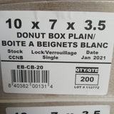 CAKE BOX -10 x 7 x 3 ½ Bulk , 0.18 CAL., 200 BDL