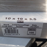 CAKE BOX -10 x 10 x 3 ½ , 0.2 CAL., 100 BDL