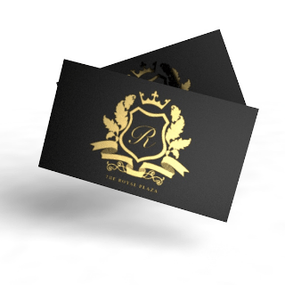 Matte Lamination + Gold / Silver Foil Business Cards - PaperFormsandMore