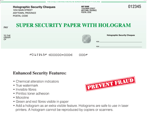 Sheque Secure One-to-a-page Cheques – Superior Print