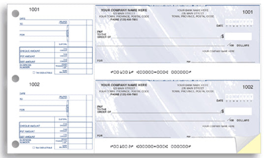 2-to-a-page Cheques – Superior Print