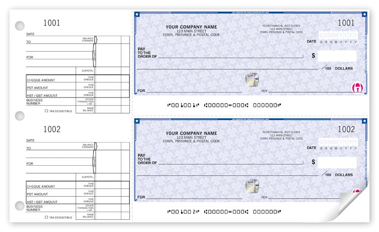 2-to-a-page High Security Cheques – Superior Print