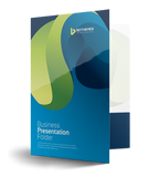 9x12 Standard Presentation Folders 14pt Gloss Cover C2S / Full Color - PaperFormsandMore